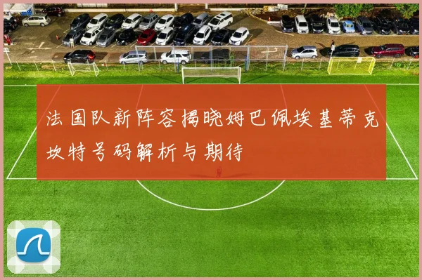 法国队新阵容揭晓姆巴佩埃基蒂克坎特号码解析与期待